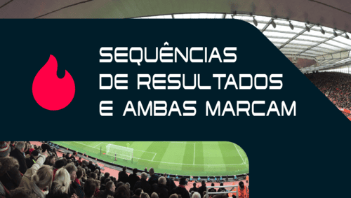 Sequências de resultados onde ambas as equipes marcam