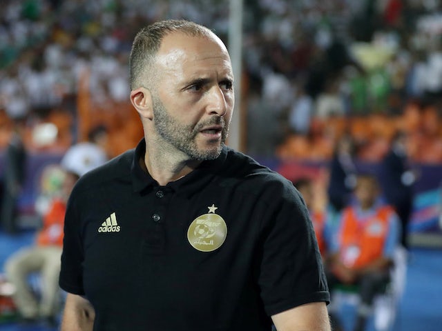 Pelatih Aljazair Djamel Belmadi, difoto pada 2019