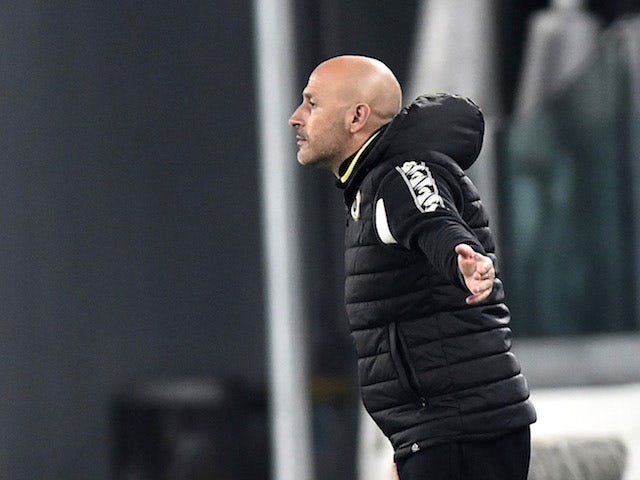 Vincenzo Italiano, sekarang bertanggung jawab atas Fiorentina, difoto pada Maret 2021