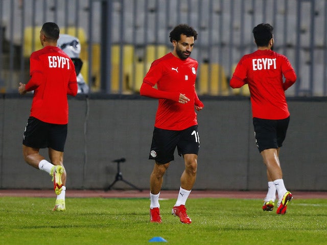 Striker Mesir Mohamed Salah difoto pada November 2021