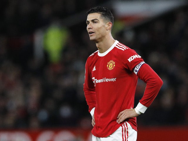 Cristiano Ronaldo, do Manchester United, durante a partida de 3 de janeiro de 2022