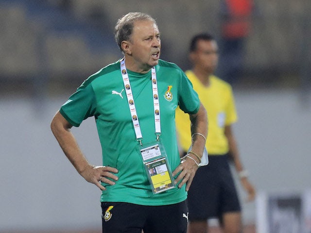 O técnico de Gana, Milovan Rajevac, em 10 de janeiro de 2022