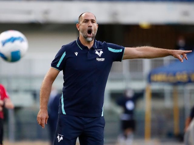 Treinador do Hellas Verona, Igor Tudor, em 19 de setembro de 2021
