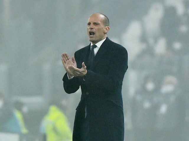 O técnico da Juventus, Massimiliano Allegri, em 6 de fevereiro de 2022