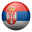 Sérvia country flag