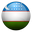Uzbequistão country flag